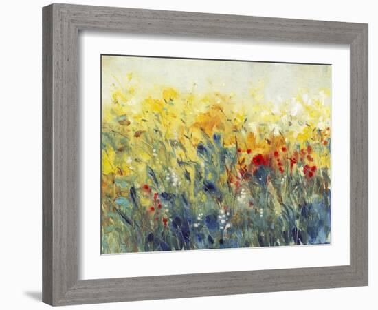 Flowers Sway I-Tim O'toole-Framed Art Print