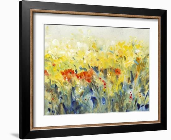 Flowers Sway II-Tim O'toole-Framed Art Print