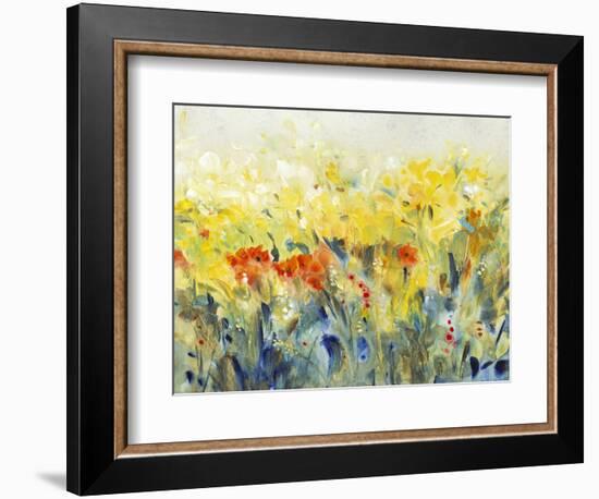 Flowers Sway II-Tim O'toole-Framed Art Print