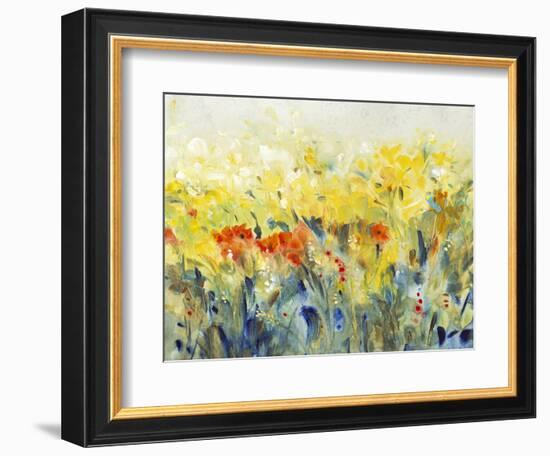 Flowers Sway II-Tim O'toole-Framed Art Print