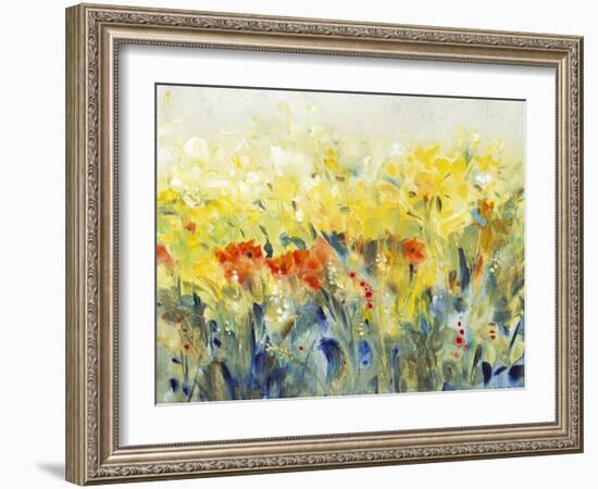 Flowers Sway II-Tim O'toole-Framed Art Print