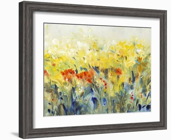 Flowers Sway II-Tim O'toole-Framed Art Print