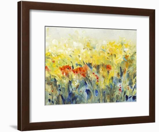 Flowers Sway II-Tim O'toole-Framed Art Print