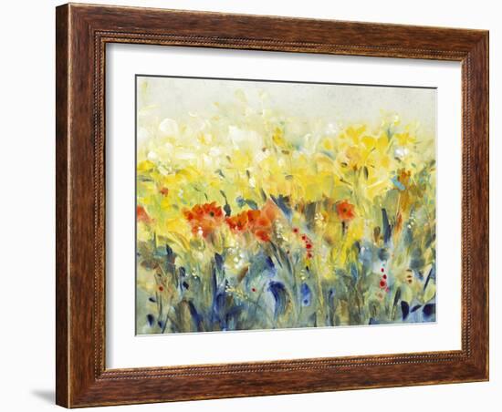 Flowers Sway II-Tim O'toole-Framed Art Print