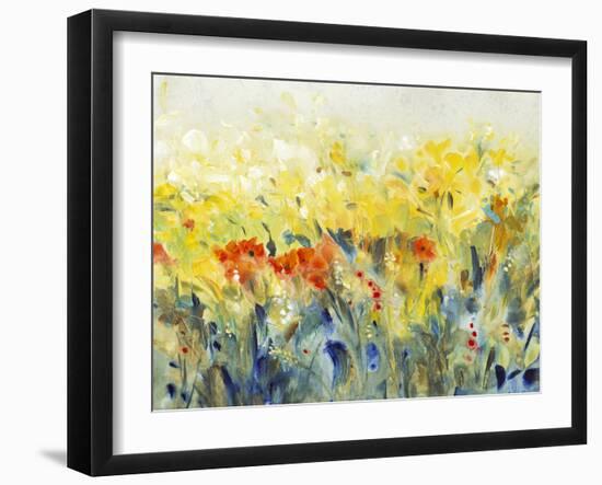 Flowers Sway II-Tim O'toole-Framed Art Print