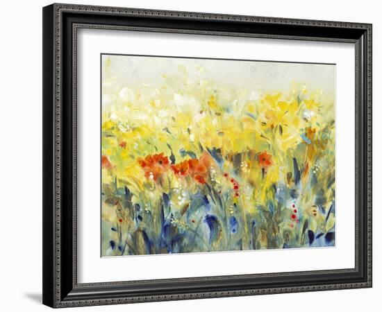 Flowers Sway II-Tim O'toole-Framed Art Print