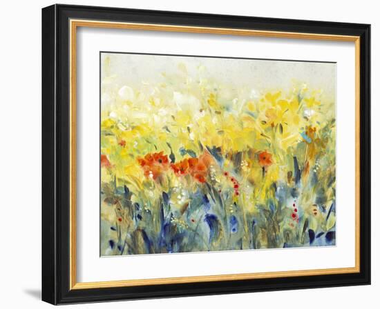 Flowers Sway II-Tim O'toole-Framed Art Print