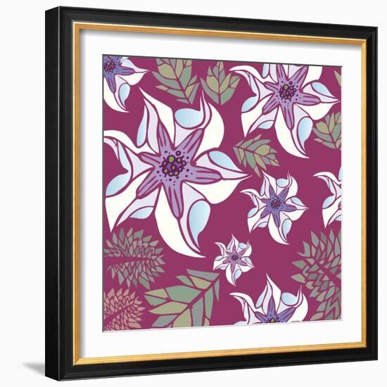 Flowers, Thornapple Color-Belen Mena-Framed Giclee Print