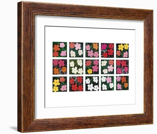 Flowers (various), 1964 - 1970-Andy Warhol-Framed Art Print