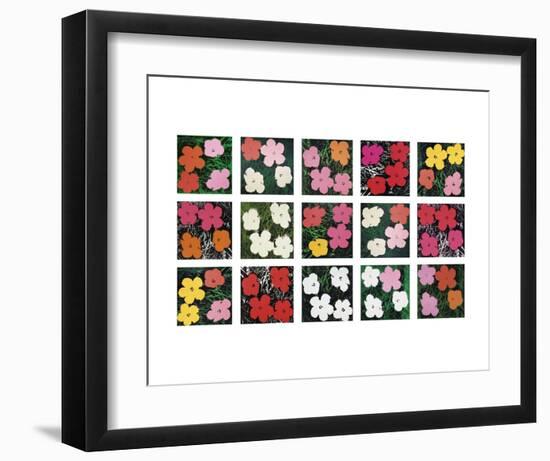 Flowers (various), 1964 - 1970-Andy Warhol-Framed Art Print