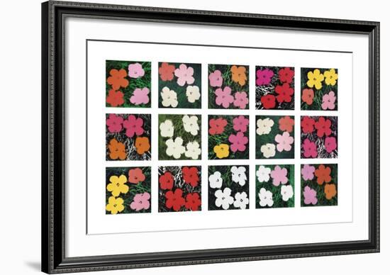 Flowers (various), 1964 - 1970-Andy Warhol-Framed Art Print