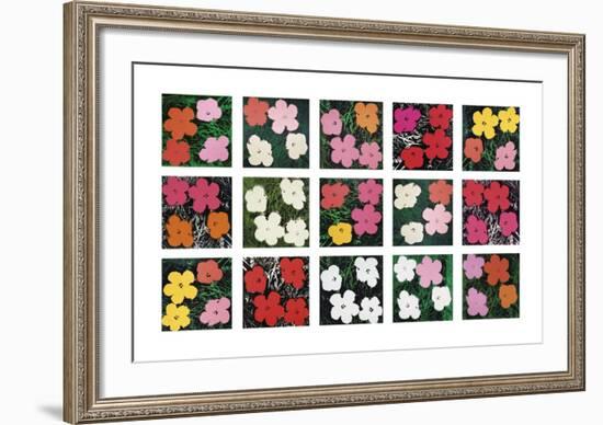 Flowers (various), 1964 - 1970-Andy Warhol-Framed Art Print