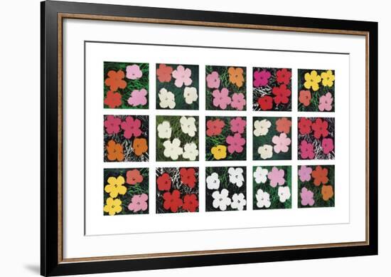 Flowers (various), 1964 - 1970-Andy Warhol-Framed Art Print