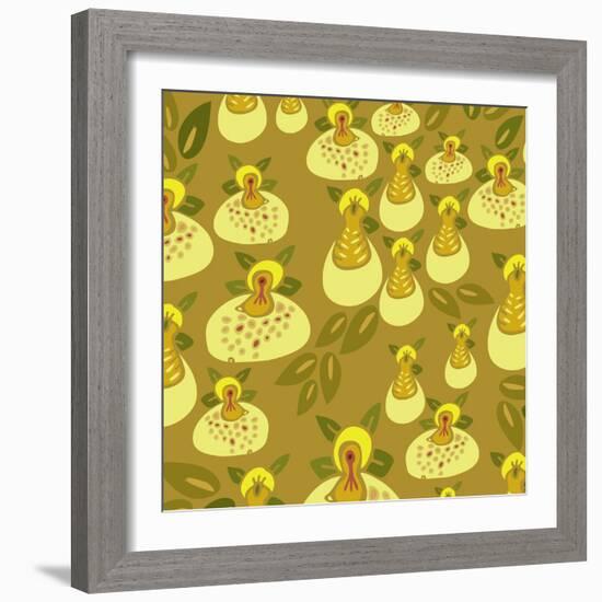 Flowers, Zapatitos Color-Belen Mena-Framed Giclee Print