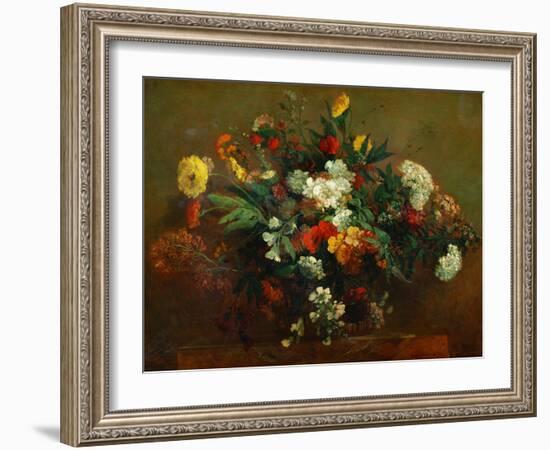 Flowers-Eugene Delacroix-Framed Giclee Print