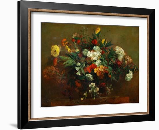 Flowers-Eugene Delacroix-Framed Giclee Print