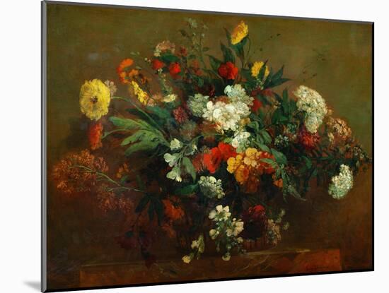 Flowers-Eugene Delacroix-Mounted Giclee Print