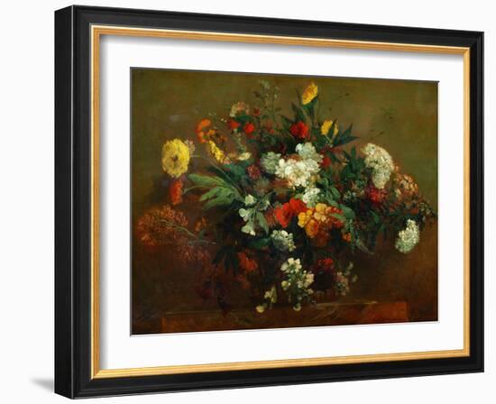 Flowers-Eugene Delacroix-Framed Giclee Print