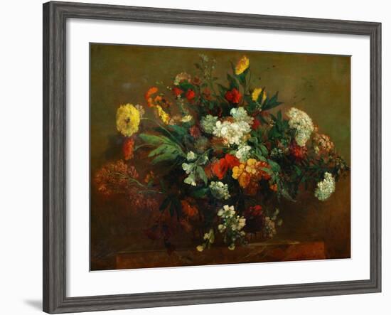 Flowers-Eugene Delacroix-Framed Giclee Print