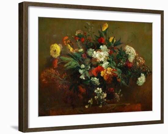 Flowers-Eugene Delacroix-Framed Giclee Print