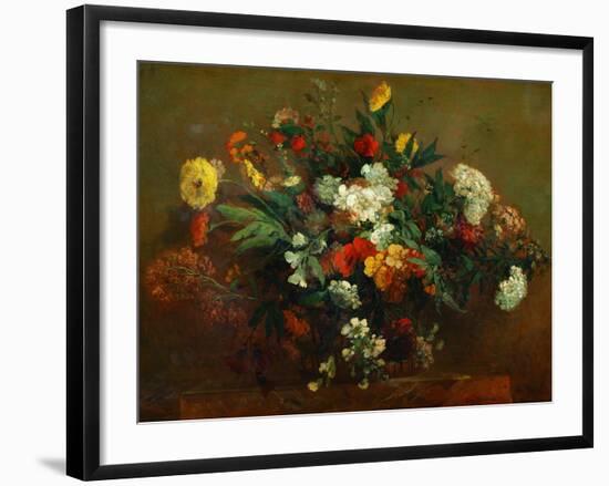 Flowers-Eugene Delacroix-Framed Giclee Print