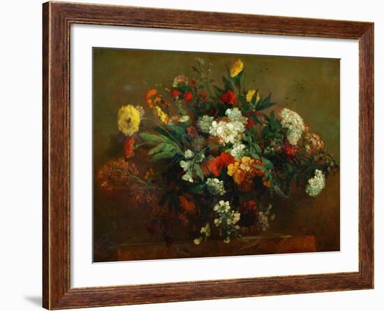 Flowers-Eugene Delacroix-Framed Giclee Print