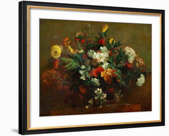 Flowers-Eugene Delacroix-Framed Giclee Print