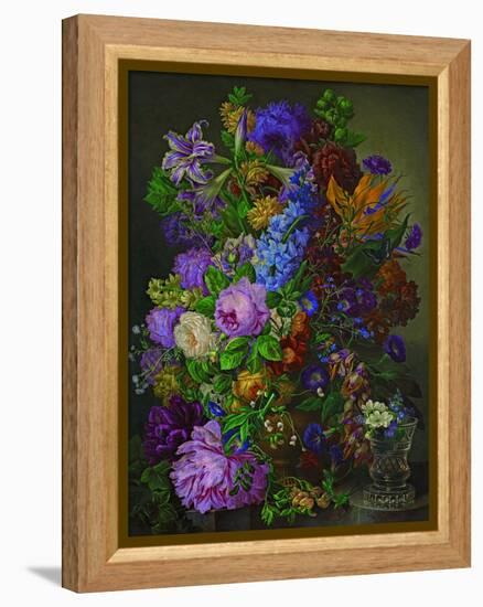 Flowers-Joseph Nigg-Framed Stretched Canvas