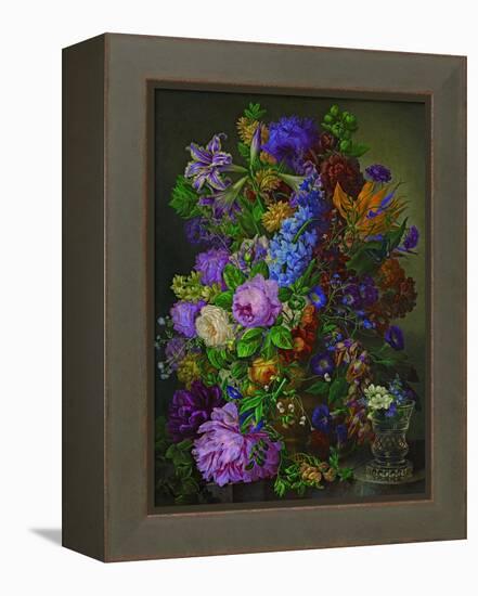 Flowers-Joseph Nigg-Framed Stretched Canvas