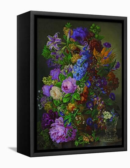 Flowers-Joseph Nigg-Framed Stretched Canvas