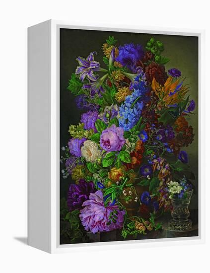 Flowers-Joseph Nigg-Framed Stretched Canvas