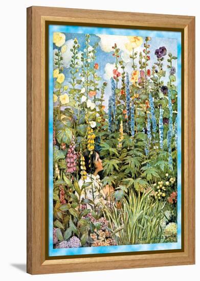 Flowers-Jessie Willcox-Smith-Framed Stretched Canvas