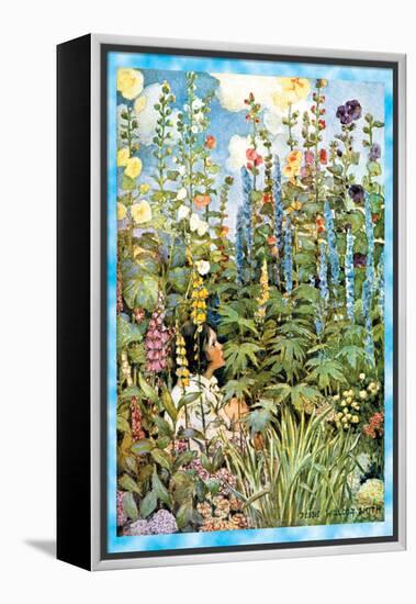 Flowers-Jessie Willcox-Smith-Framed Stretched Canvas