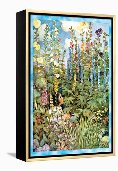 Flowers-Jessie Willcox-Smith-Framed Stretched Canvas