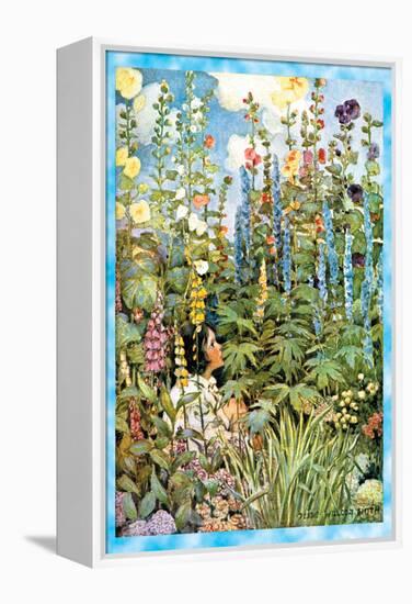 Flowers-Jessie Willcox-Smith-Framed Stretched Canvas