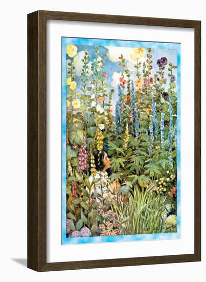 Flowers-Jessie Willcox-Smith-Framed Art Print