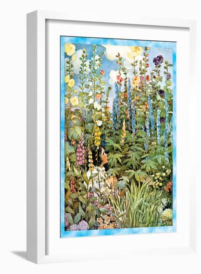 Flowers-Jessie Willcox-Smith-Framed Art Print