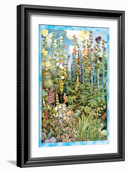 Flowers-Jessie Willcox-Smith-Framed Art Print