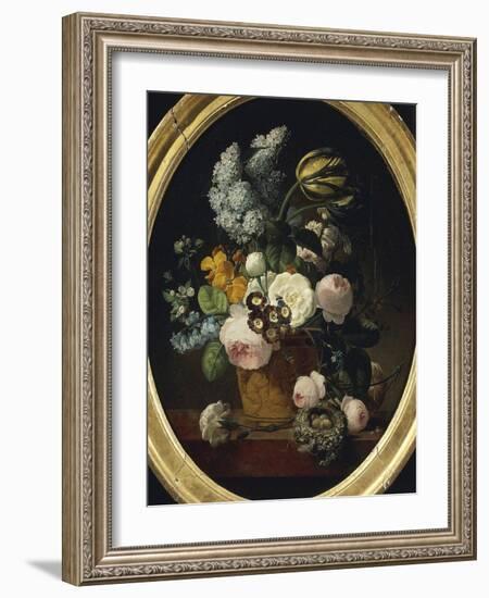 Flowers-Jean Louis Prevost-Framed Giclee Print