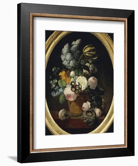 Flowers-Jean Louis Prevost-Framed Giclee Print