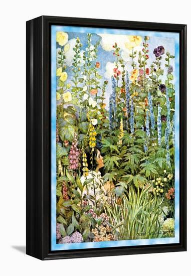 Flowers-Jessie Willcox-Smith-Framed Stretched Canvas