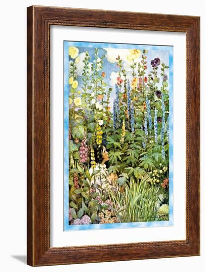 Flowers-Jessie Willcox-Smith-Framed Art Print