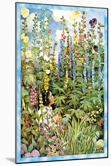 Flowers-Jessie Willcox-Smith-Mounted Art Print