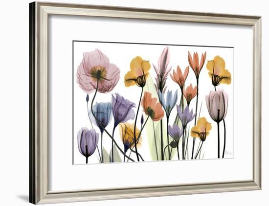 Flowerscape Portrait-Albert Koetsier-Framed Premium Giclee Print