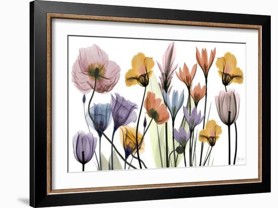 Flowerscape Portrait-Albert Koetsier-Framed Art Print