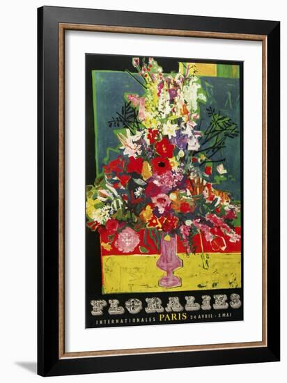 Flowersofparis-null-Framed Giclee Print