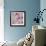 Flowery Dreams I-Blue Fish-Framed Art Print displayed on a wall