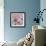 Flowery Dreams II-Blue Fish-Framed Art Print displayed on a wall