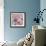 Flowery Dreams II-Blue Fish-Framed Art Print displayed on a wall