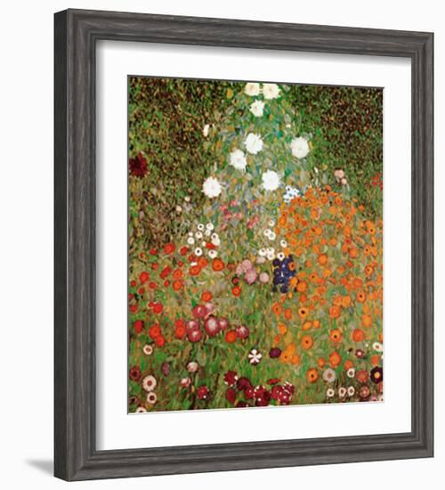 Flowery Garden-Gustav Klimt-Framed Art Print